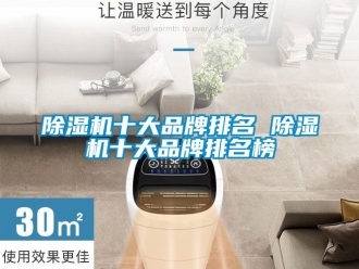 企業(yè)新聞除濕機(jī)十大品牌排名 除濕機(jī)十大品牌排名榜