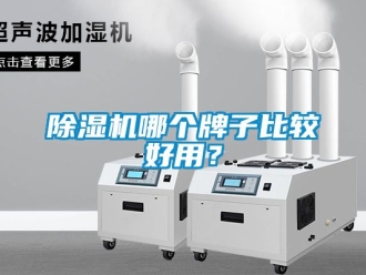 行業新聞除濕機哪個牌子比較好用？
