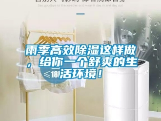 知識百科雨季高效除濕這樣做，給你一個舒爽的生活環境！