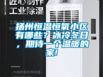 知識百科揚州恒溫恒氧小區有哪些？冰冷冬日，期待一個溫暖的家!