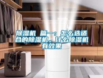 企業新聞除濕機 篇一：怎么選適合的除濕機。什么除濕機有效果