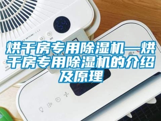 行業新聞烘干房專用除濕機—烘干房專用除濕機的介紹及原理