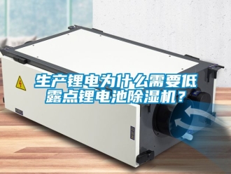 行業新聞生產鋰電為什么需要低露點鋰電池除濕機？