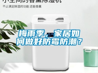 常見問題梅雨季，家居如何做好防霉防潮？