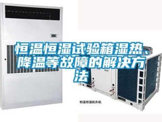 知識(shí)百科恒溫恒濕試驗(yàn)箱濕熱、降溫等故障的解決方法