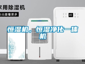 行業新聞恒濕機，恒濕凈化一體機