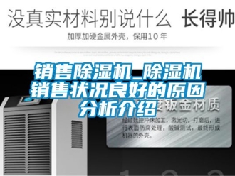 行業(yè)新聞銷售除濕機(jī)_除濕機(jī)銷售狀況良好的原因分析介紹