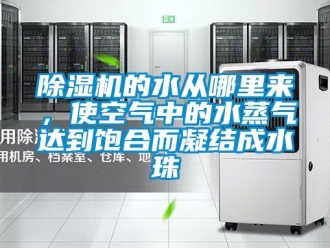 企業(yè)新聞除濕機(jī)的水從哪里來，使空氣中的水蒸氣達(dá)到飽合而凝結(jié)成水珠
