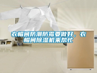 知識百科衣帽間防潮防霉要做好，衣帽間除濕機來幫忙