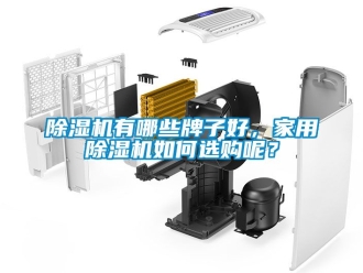 常見問題除濕機有哪些牌子好，家用除濕機如何選購呢？