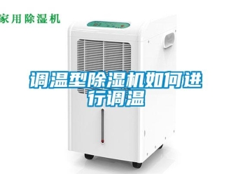 常見問題調溫型除濕機如何進行調溫
