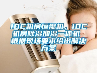 常見問題IDC機房恒濕機，IDC機房除濕加濕一體機 根據(jù)現(xiàn)場要求給出解決方案