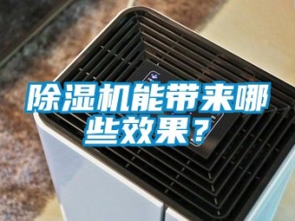 行業(yè)新聞除濕機能帶來哪些效果？