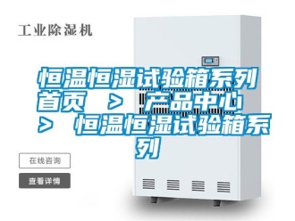 知識百科恒溫恒濕試驗(yàn)箱系列首頁 ＞ 產(chǎn)品中心 ＞ 恒溫恒濕試驗(yàn)箱系列