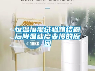 知識百科恒溫恒濕試驗(yàn)箱結(jié)霜后降溫速度變慢的原因