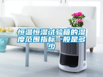 知識百科恒溫恒濕試驗箱的濕度范圍指標一般是多少