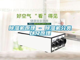 行業新聞除濕機原理 - 除濕機分類以及原理