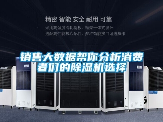 行業(yè)新聞銷售大數(shù)據(jù)幫你分析消費(fèi)者們的除濕機(jī)選擇