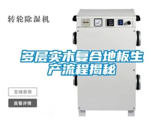 企業新聞多層實木復合地板生產流程揭秘