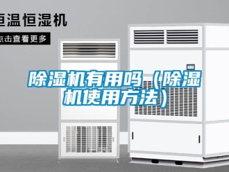 行業新聞除濕機有用嗎（除濕機使用方法）