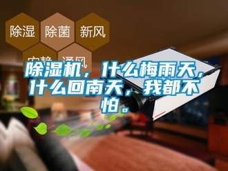 企業(yè)新聞除濕機，什么梅雨天，什么回南天，我都不怕。