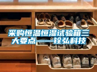 知識(shí)百科采購恒溫恒濕試驗(yàn)箱三大要點(diǎn)——銓弘科技