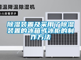 行業新聞除濕裝置及采用了除濕裝置的冰箱或冰柜的制作方法