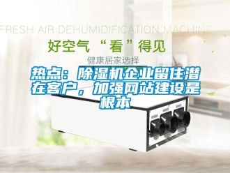 行業新聞熱點：除濕機企業留住潛在客戶，加強網站建設是根本