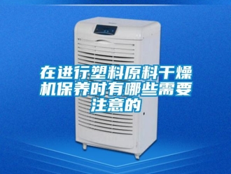 知識(shí)百科在進(jìn)行塑料原料干燥機(jī)保養(yǎng)時(shí)有哪些需要注意的