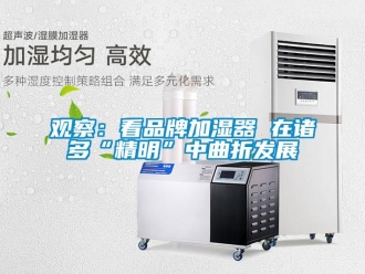行業(yè)新聞?dòng)^察：看品牌加濕器 在諸多“精明”中曲折發(fā)展