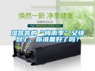 常見問題濕答答的“梅雨季”又快到了，你準備好了嗎？