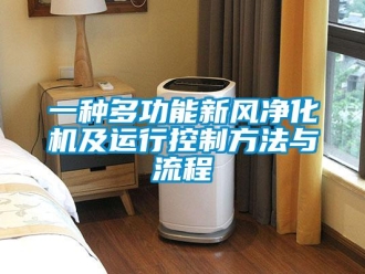 企業新聞一種多功能新風凈化機及運行控制方法與流程