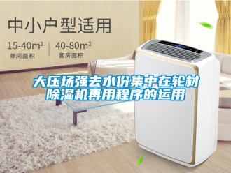 企業新聞大壓場強去水份集中在輪材除濕機再用程序的運用