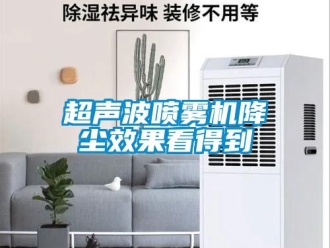 企業新聞超聲波噴霧機降塵效果看得到