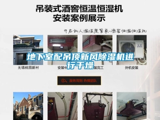 企業新聞地下室配吊頂新風除濕機進行干燥